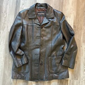 Wilson Chocolate Leather Jacket